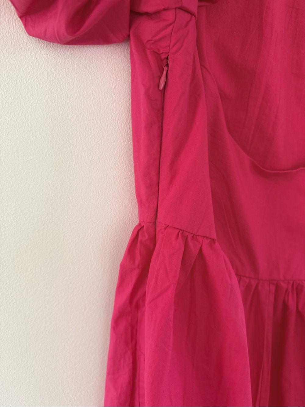 NWT Anthropologie Puff-Sleeve Romper Vibrant Brunch Summer Vacation Size 6 - Picture 14 of 14